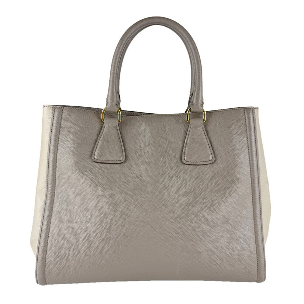 PRADA Gray Leather Shoulder Bag - Picture 3 of 13